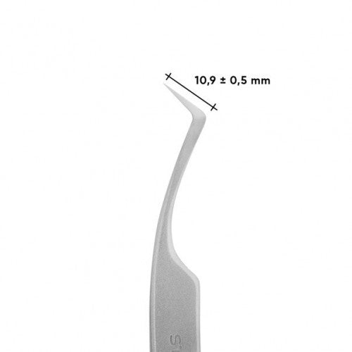 Professionelle Pinzette für Wimpern L-förmig STALEKS PRO EXPERT 41 TYP 2 TE-41/2