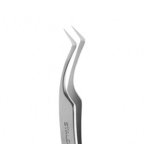 Professionelle Pinzette für Wimpern L-förmig STALEKS PRO EXPERT 41 TYP 2 TE-41/2