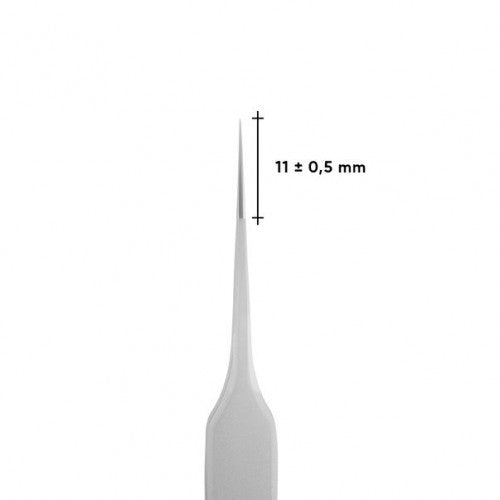 Professionelle Pinzette für Wimpern gerade STALEKS PRO EXPERT 40 TYP 10 TE-40/10