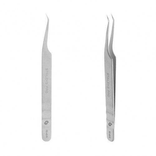 Professionelle Wimpernpinzette Mini L STALEKS PRO EXPERT 41 TE-41/8!