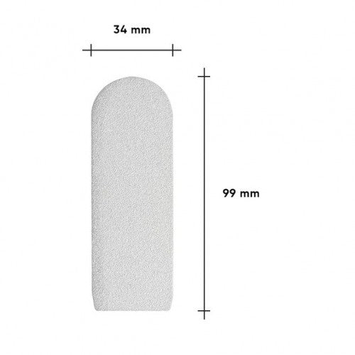 Ersatzfeilen weiß für Pedikürereibe 180er Körnung STALEKS PRO EXPERT 10 30 Stück DFE-10-180w