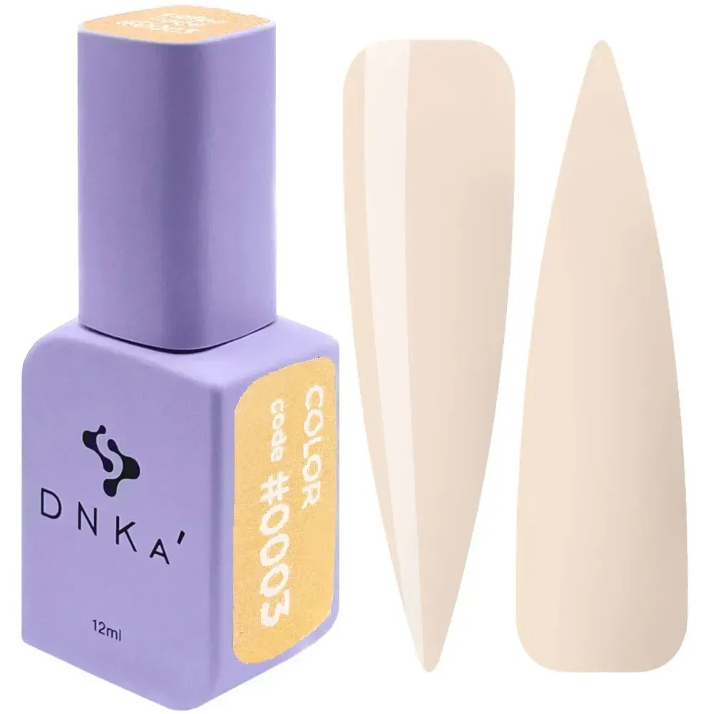 Основа DNKa, крышка №0011, молочная с кусочками золотой фольги, 12 мл (DNKA0011)