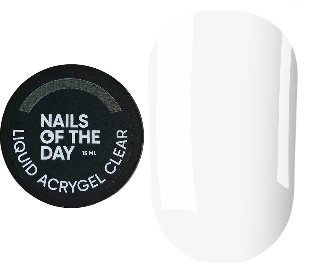 NAILSOFTHEDAY Liquid Acrygel Clear, 15 ml