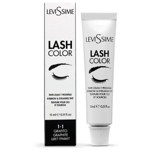 Farbe für Wimpern und Augenbrauen LeviSsime Lash Color 1.1 Graphit 15 ml