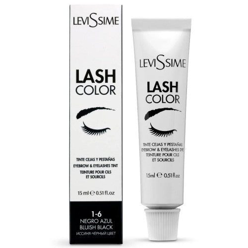 Farbe für Wimpern und Augenbrauen LeviSsime Lash Color 1.6 bläulich-schwarz 15 ml