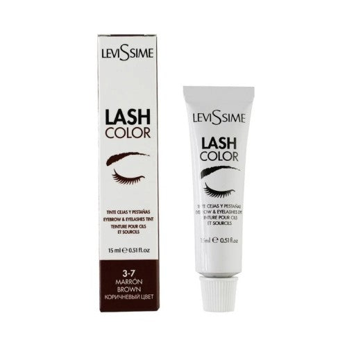Farbe für Wimpern und Augenbrauen LeviSsime Lash Color 3.7 braun 15 ml