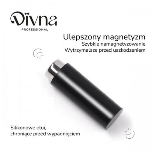 Silikonmagnet DIVNA Magnes Silikonowy do kociego oka BLACK mocny