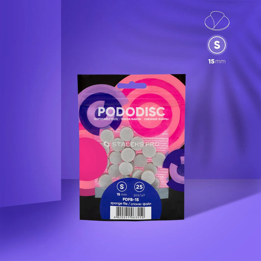 Schwammfeile für Pedikürescheibe PODODISC STALEKS PRO S (25 Stück)
