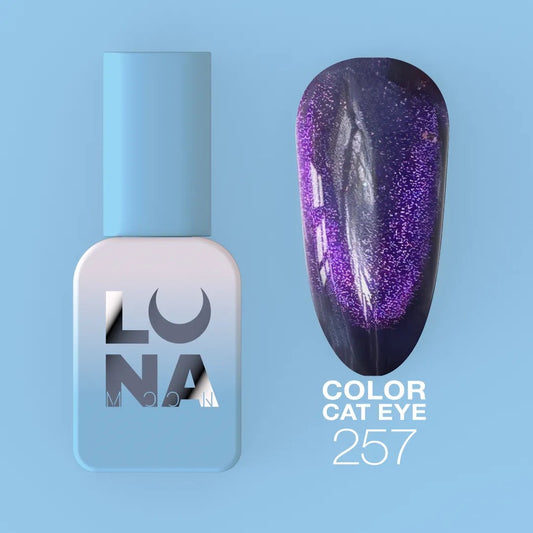 LunaMoon Color Cat Eye Gel-Nagellack Nr. 257 13 ml