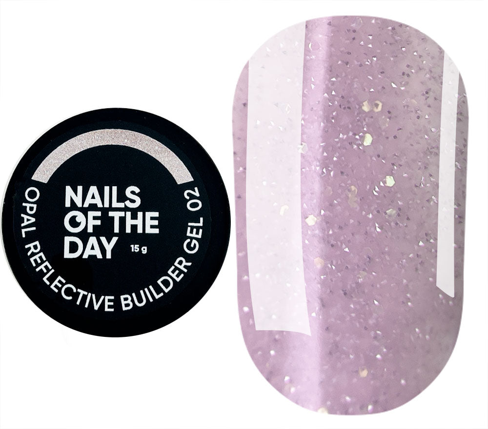 NAILSOFTHEDAY Opal Reflective builder gel 02, 15 g