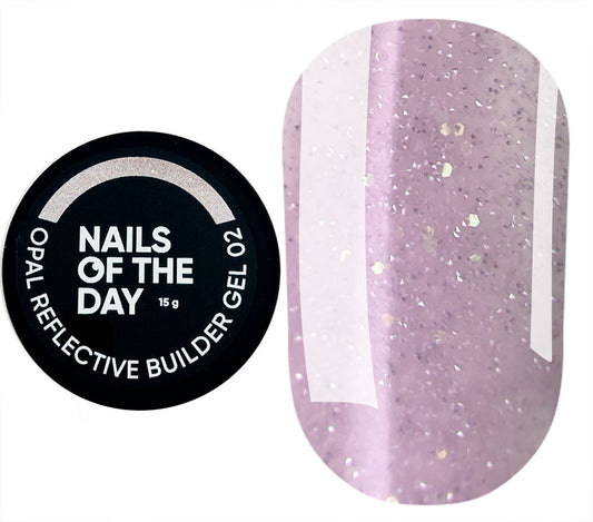 NAILSOFTHEDAY Opal Reflective builder gel 02, 15 g