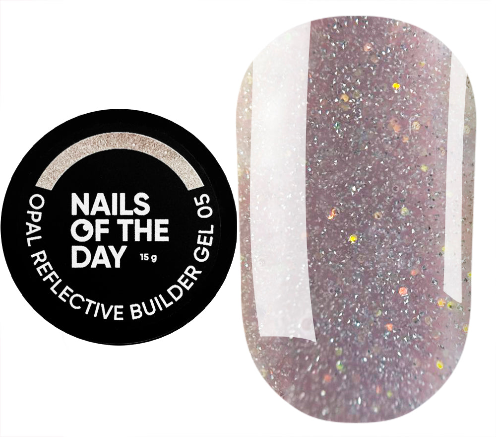 NAILSOFTHEDAY Opal Reflective builder gel 05, 15 g