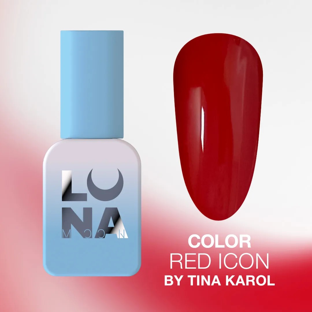 LunaMoon Nagellackfarbe Rot Icon von Tina Karol 13 ml