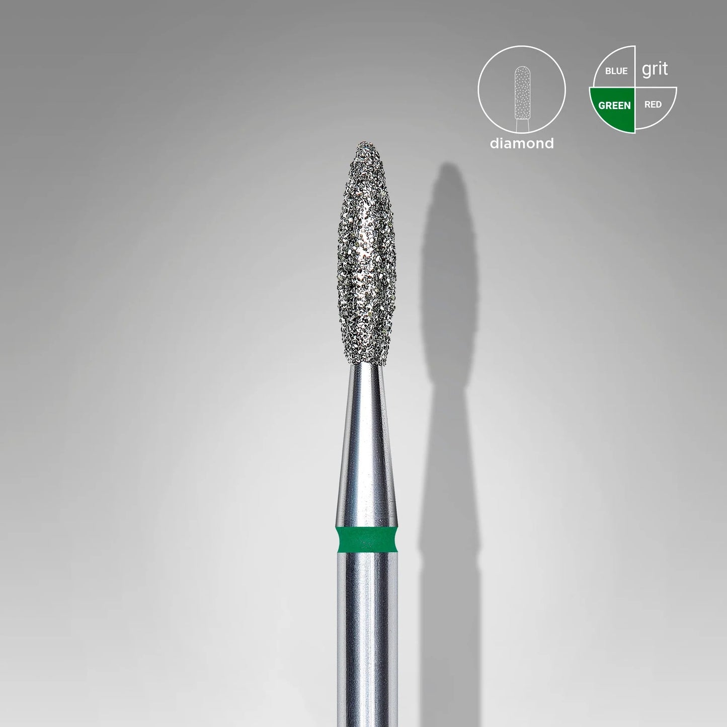 STALEKS EXPERT Diamantschneider Drop 2,1 x 8 mm grün
