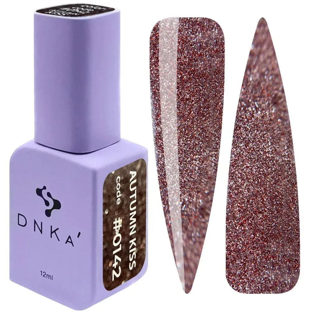 Основа DNKa, крышка №0011, молочная с кусочками золотой фольги, 12 мл (DNKA0011)