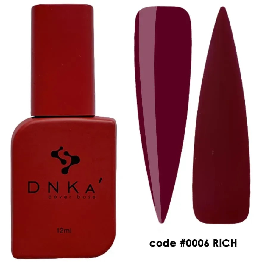 DNKa Cover Rubber Base French New Formula #0006 Rich 12 ml