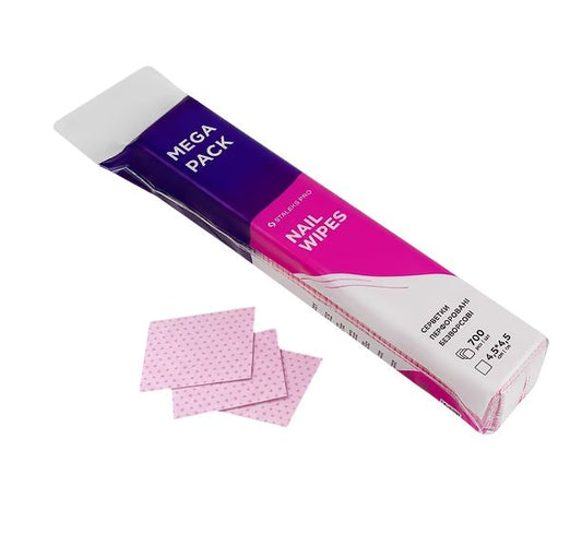 STALEKS Expert Nagelreinigungstücher, 700 Stück, fusselfreie, perforierte Tücher
