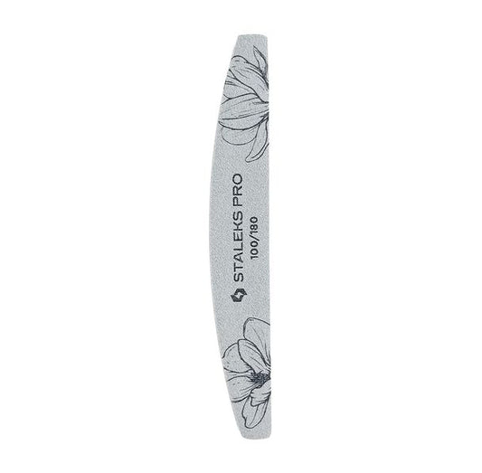 STALEKS PRO EXPERT 40 Mineralnagelfeile 100/180 Körnung (Halbmond) 1 Stück