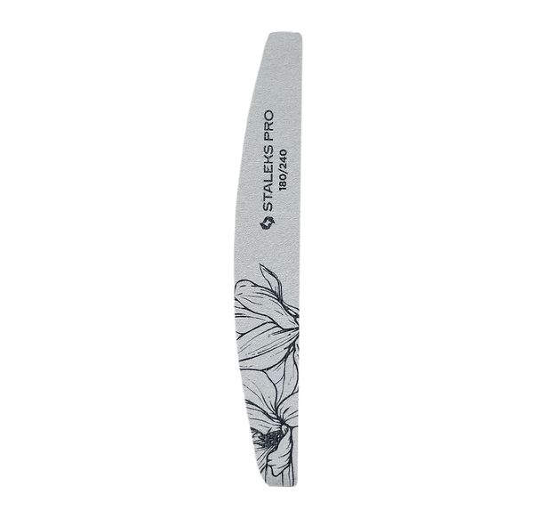 STALEKS PRO EXPERT 40 Mineralnagelfeile 180/240 Körnung (Halbmond) 1 Stück