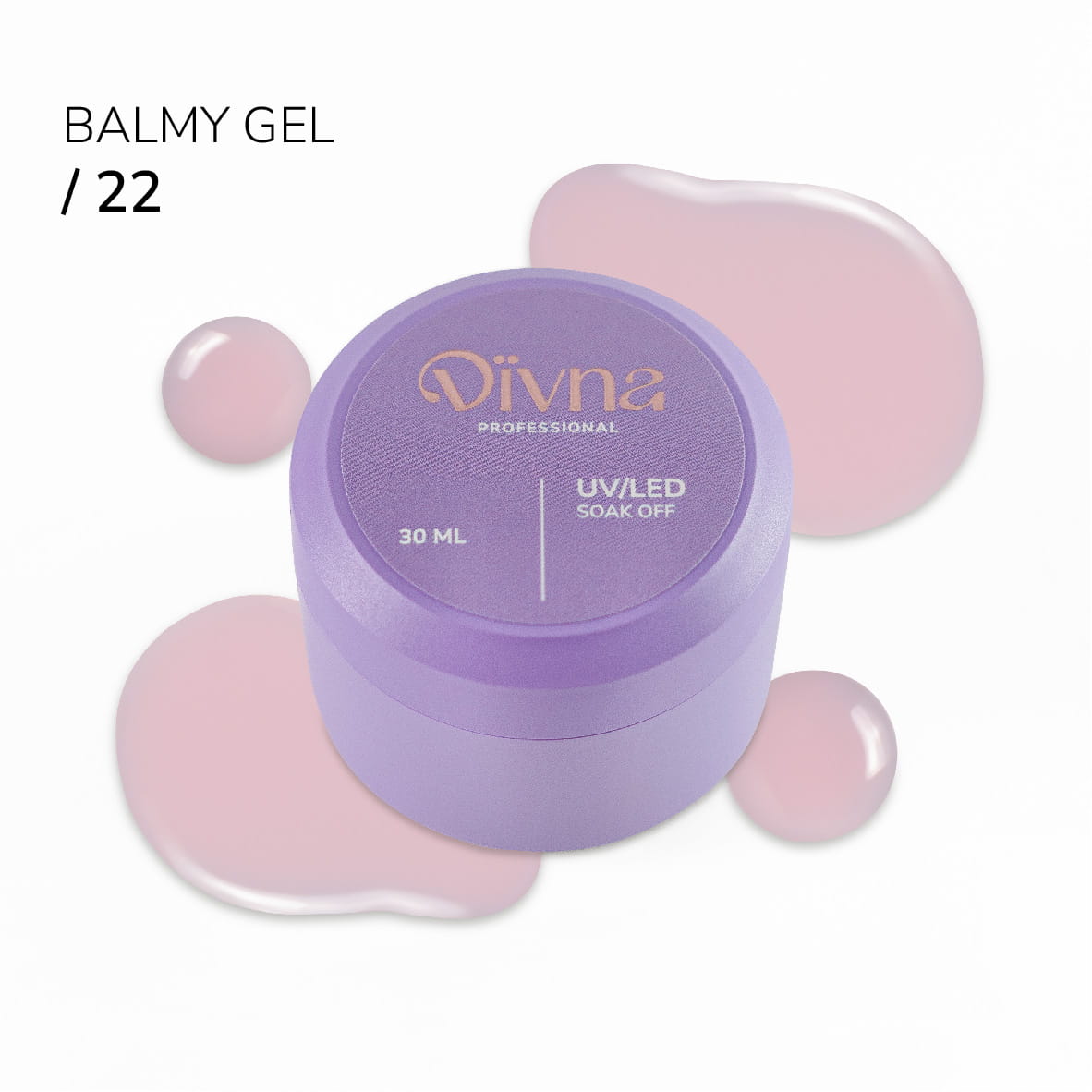 Гель-бальзам Divna Balmy Gel 22, базовая консистенция, 13 мл