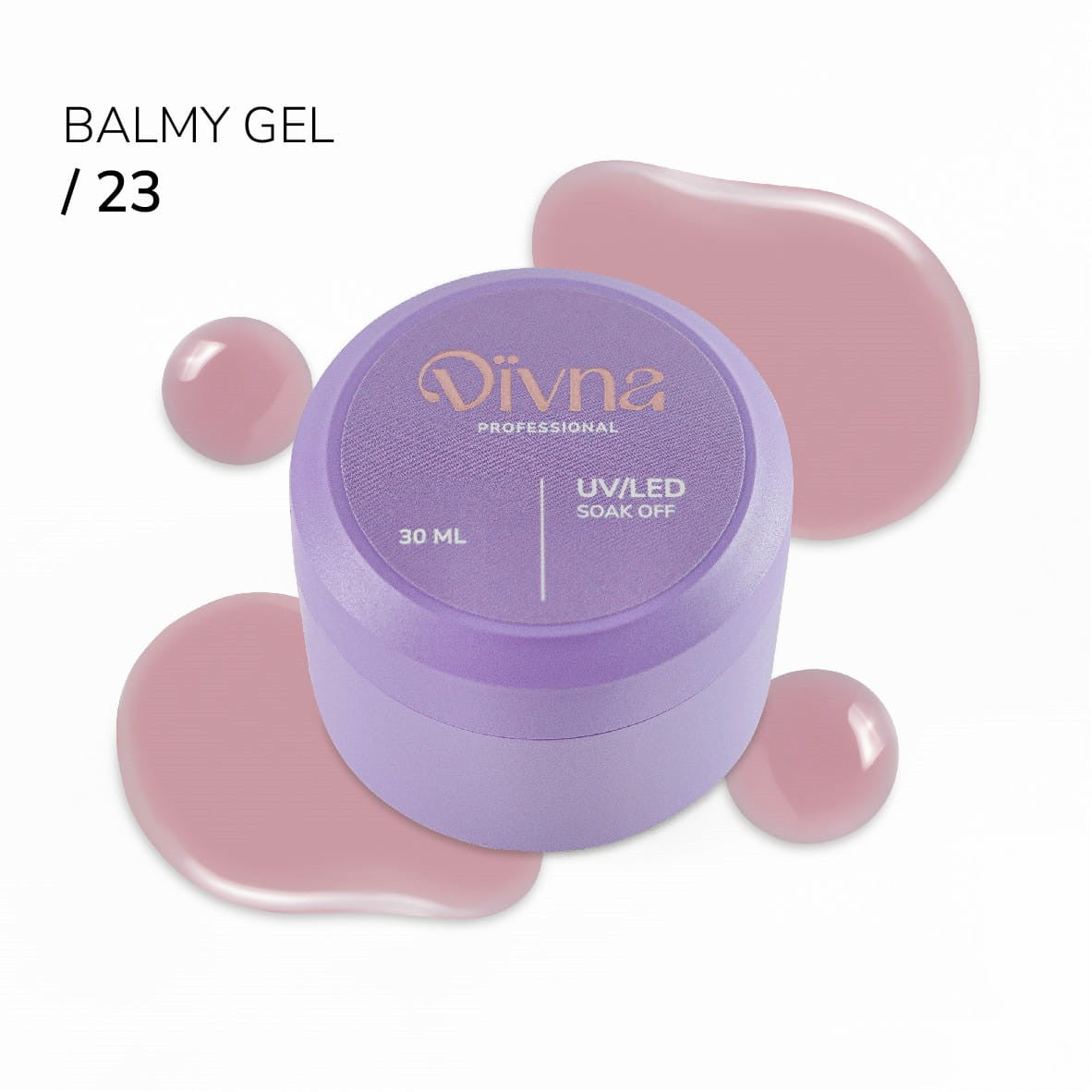 Гель-бальзам Divna Balmy Gel 23 с базовой консистенцией, 13 мл.
