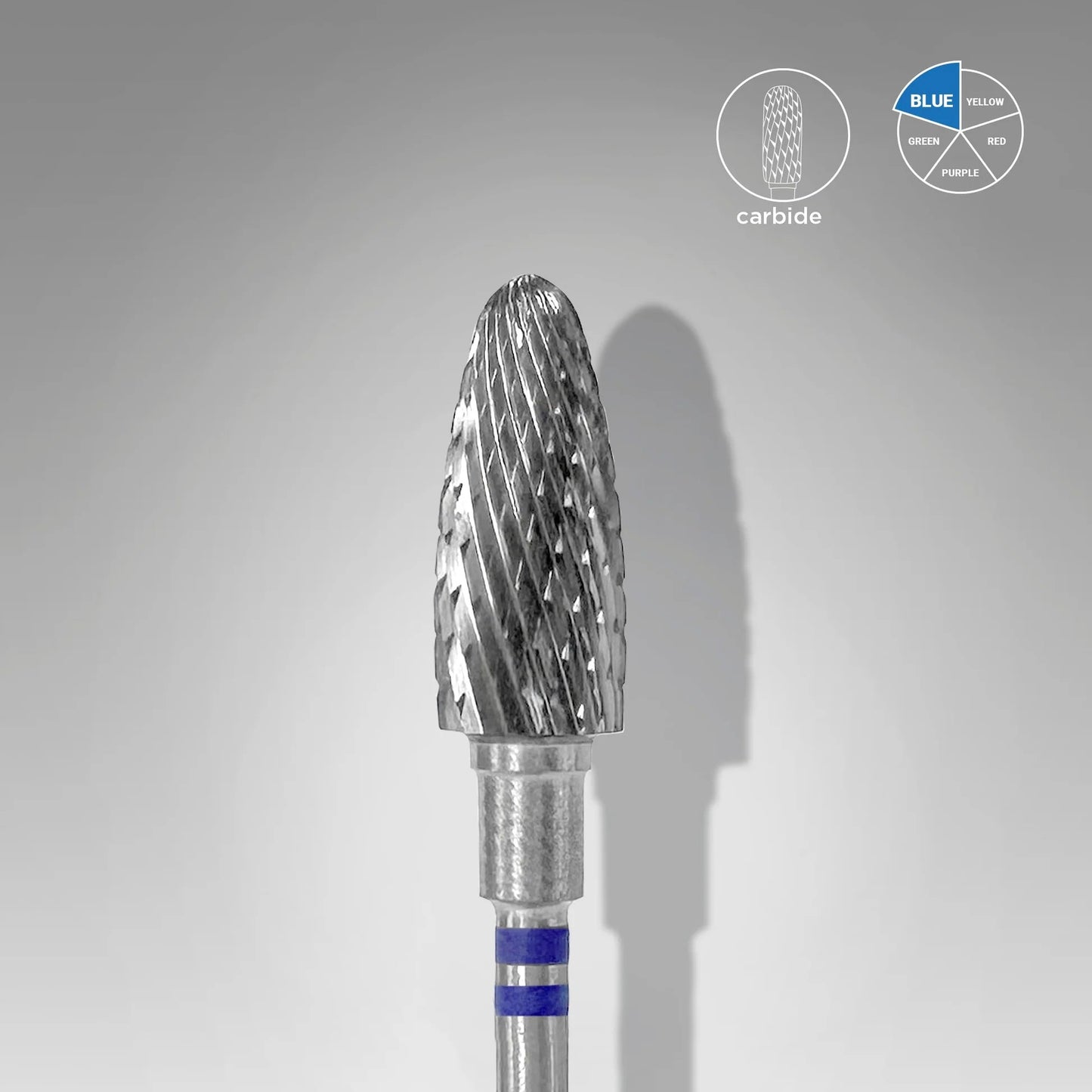 STALEKS EXPERT Hartmetallbohrer Hühneraugen Blau Für Linkshänder 6 x 14 mm