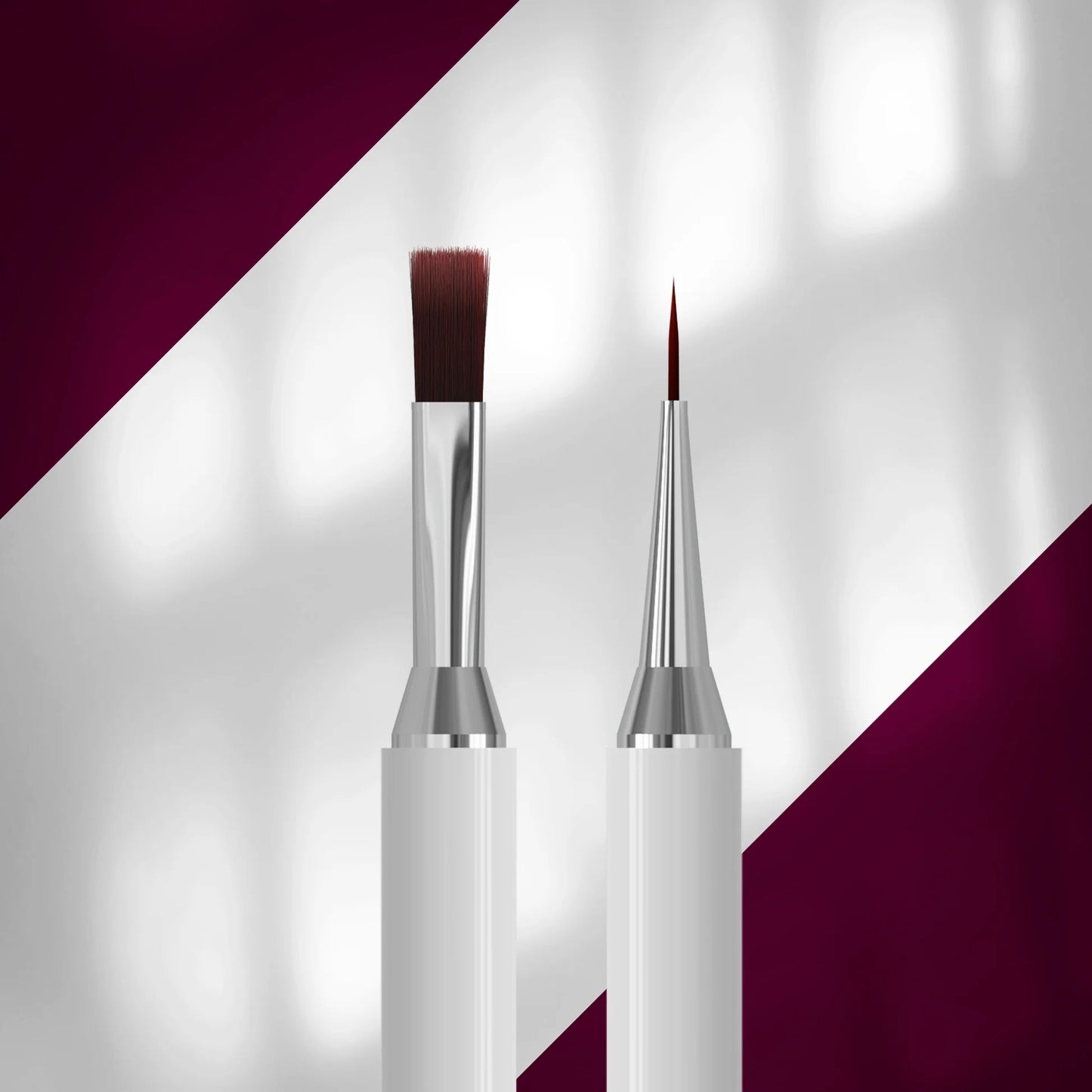 Staleks EXCLUSIVE 08/03 Doppelseitiger Pinsel für Gel 10 mm, für liner 10 mm