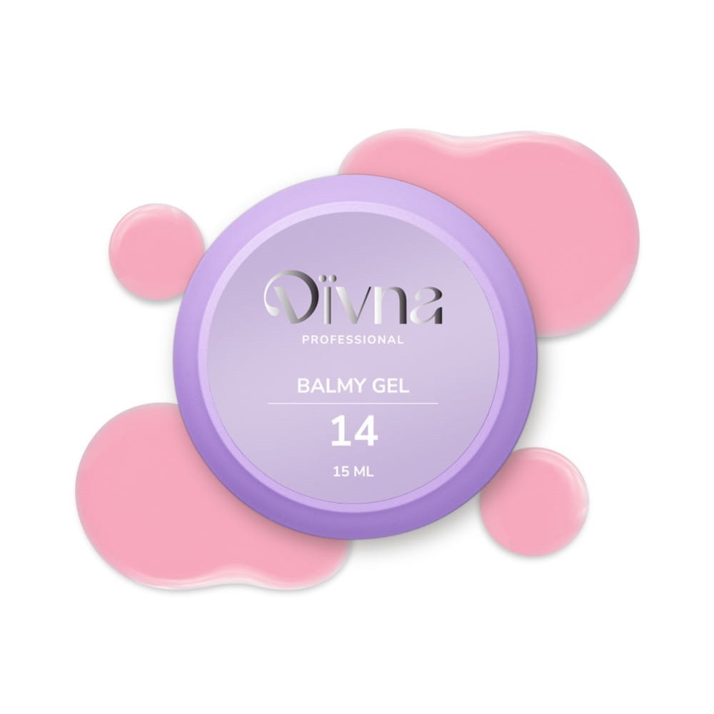 Гель-бальзам Divna Balmy Gel 14 с базовой консистенцией, 13 мл.