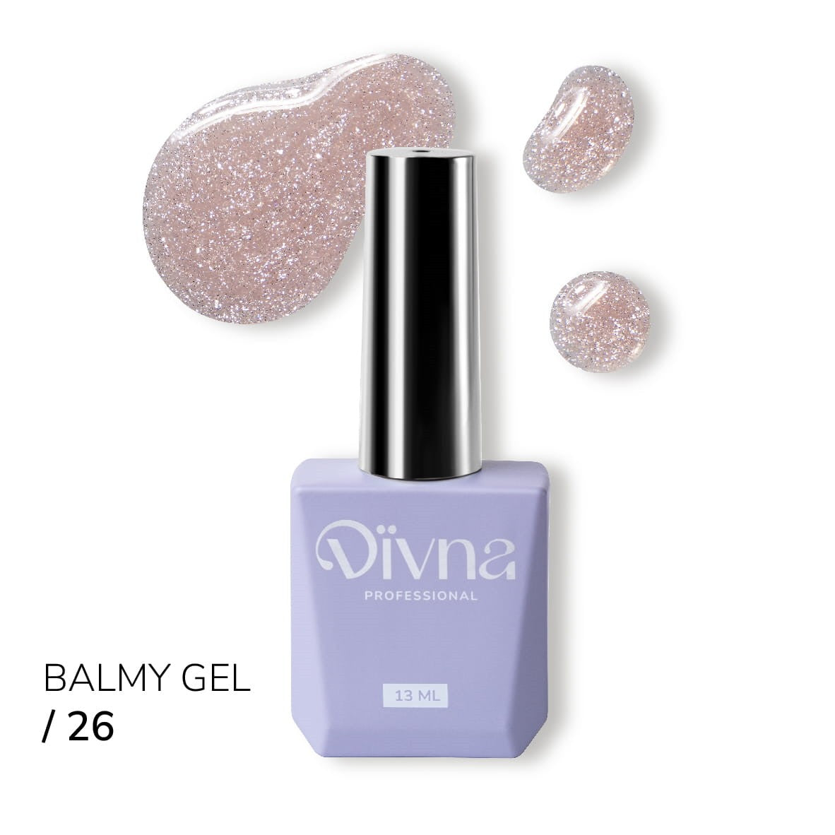 Гель-бальзам Divna Balmy Gel 14 с базовой консистенцией, 13 мл.