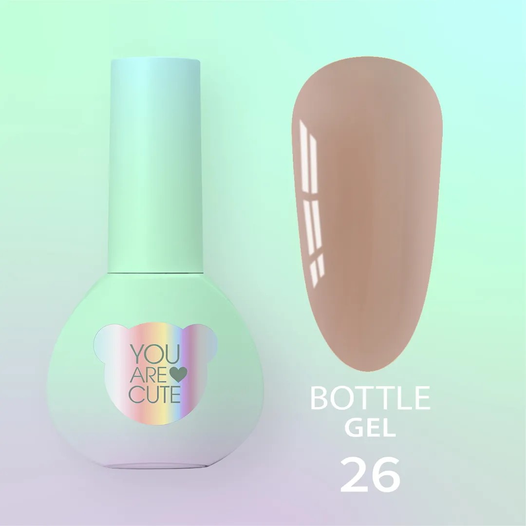 Gel Yourecute Bottle Gel №26 15 ml
