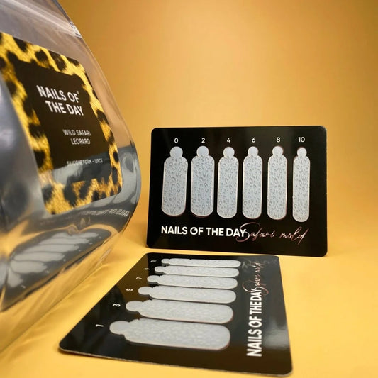 Nailsoftheday Wild Safari Leopard Silikonformen für Top Forms Type 18, 12 Stück
