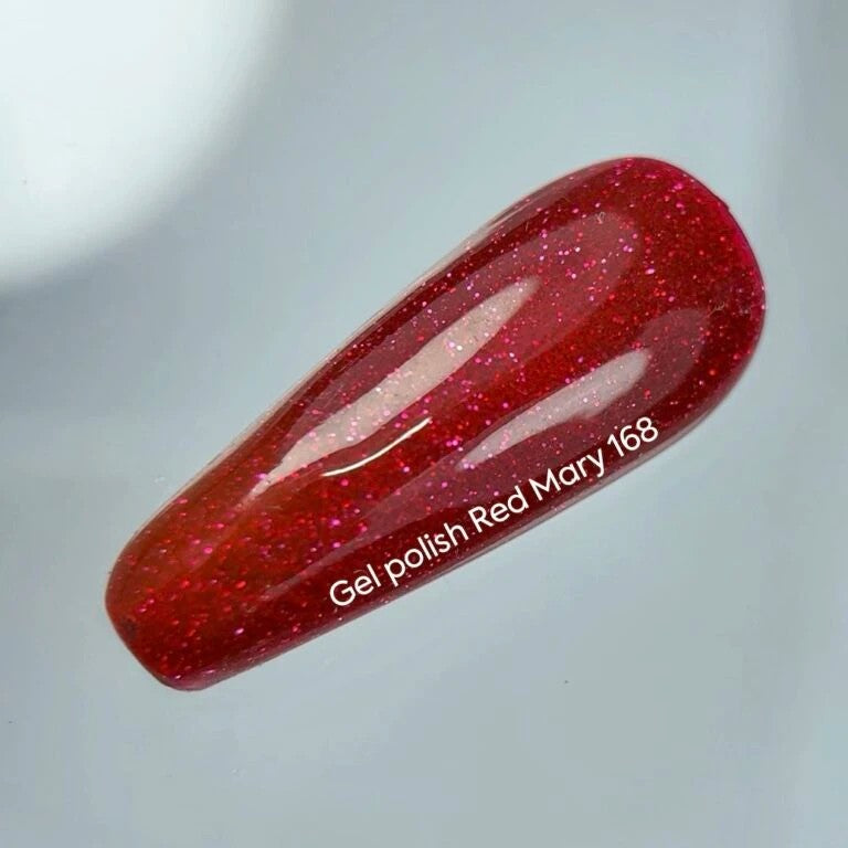 NAILSOFTHEDAY Let's special Gel Polish Red Mary 168 10 ml