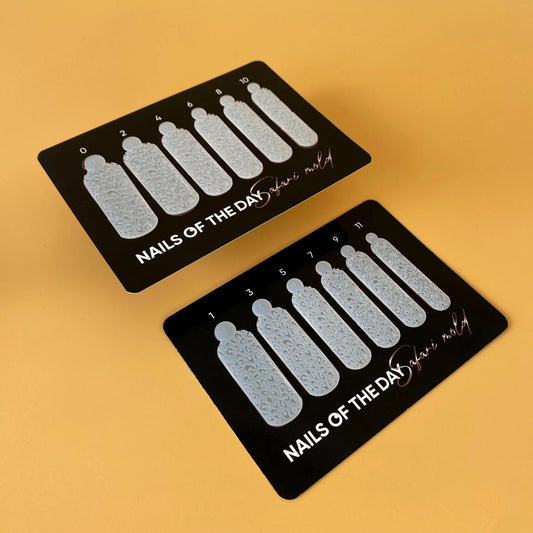 Nailsoftheday Wild Safari Leopard Silikonformen für Top Forms Type 18, 12 Stück