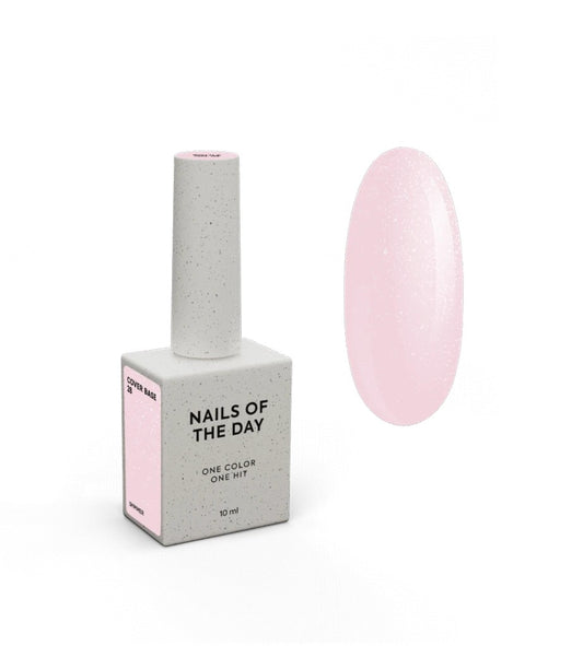 NAILSOFTHEDAY Cover base 28 shimmer 10 ml