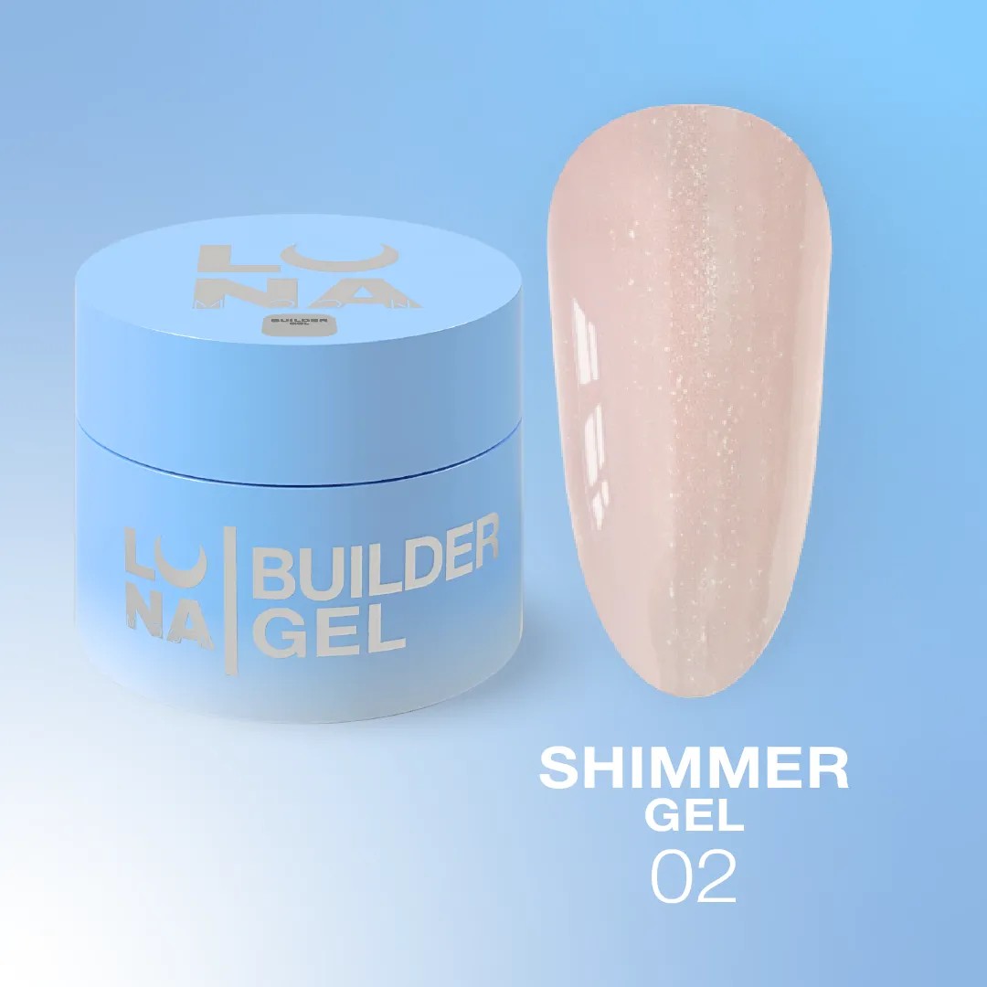 Гель для наращивания волос LunaMoon Diamond Gel No. 2, 15 мл.
