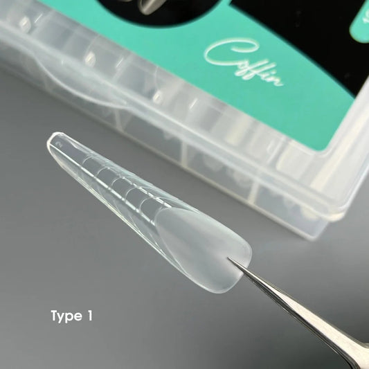 Nailsoftheday Dual Form Coffin (Typ 1) 120 Stück