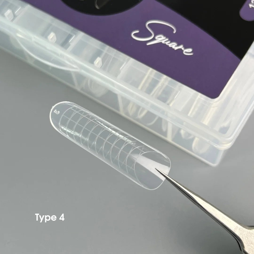 Nailsoftheday Dual Form Square (Typ 4) 120-teiliges Set Oberkieferfeilen