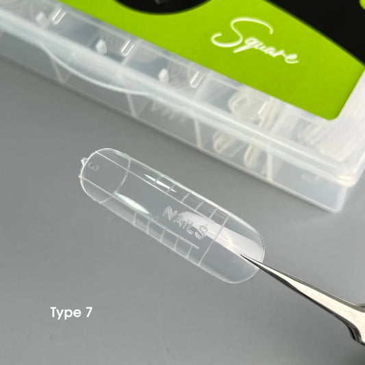 Nailsoftheday Dual Form Square (Typ 7) 120-teiliges Set Oberkieferformen